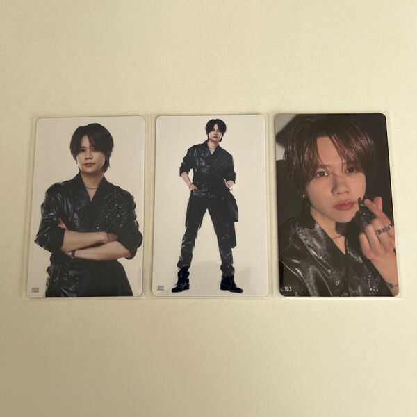 INI XQUARE トレカ 藤牧京介 099 102 103