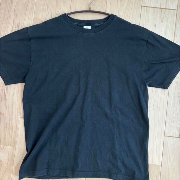 【デイグラウンド】黒 Tシャツ 無地 Lサイズ 半袖 メンズ ユニセックス シンプル