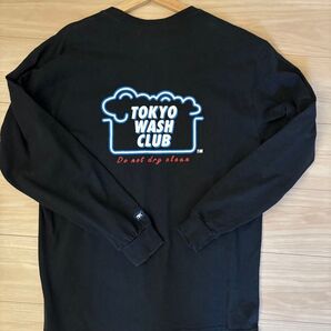 TOKYO WASH CLUB(トウキョウ ウォッシュ クラブ) 長袖Tシャツ ブラック Lサイズ