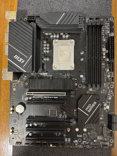 Core i5 14400F MSI PRO B760-P DDR4 CPU マザーボード セット 動作確認済み