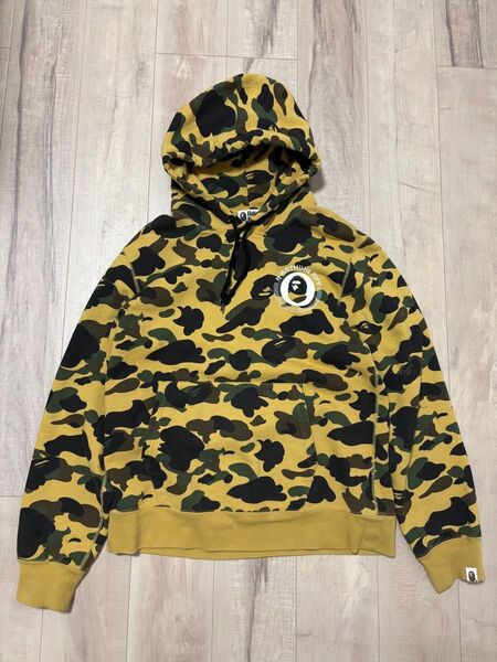 BAPE 1ST CAMO PULLOVER HOODI