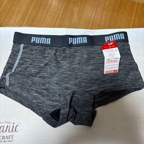 【未使用】PUMA レディース ボクサーショーツ L グレー タグ付き