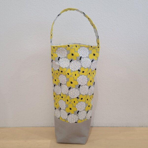 ハンドメイド ペットボトルホルダー 水筒ホルダー 花柄