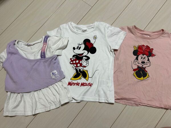 3枚セット 半袖Tシャツ Tシャツ 女の子 トップス まとめ売り