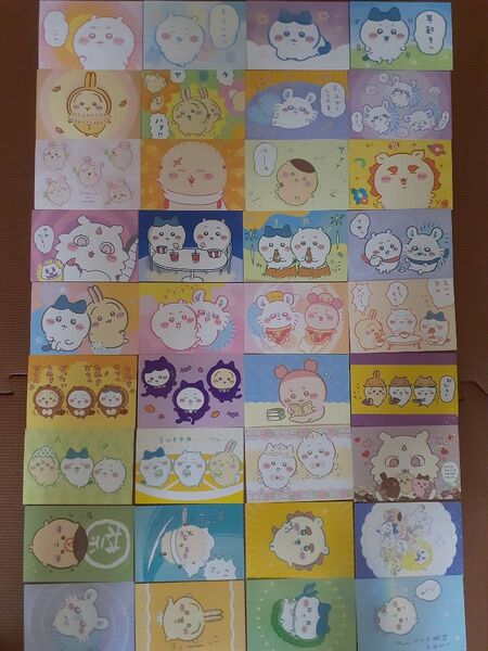 ちいかわ□ブロマイドガム2□全36種□コンプリート□うさぎ□ハチワレ□モモンガ□カニちゃん