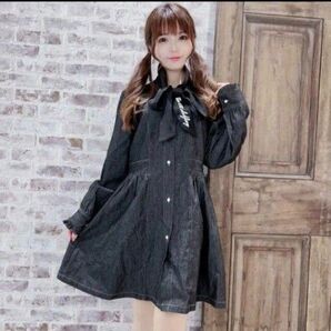 NieR 2WAY DENIM FLARE DRESS ワンピース