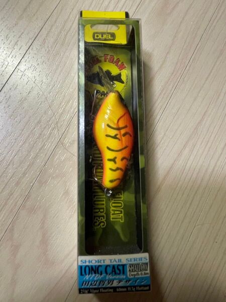 激レア! 新品、未開封 デュエル ロングキャスト60シャロー 田辺哲男 60mm 11.5g 3/8oz フローティング