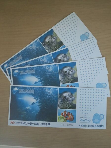 新江の島水族館 招待券 4枚