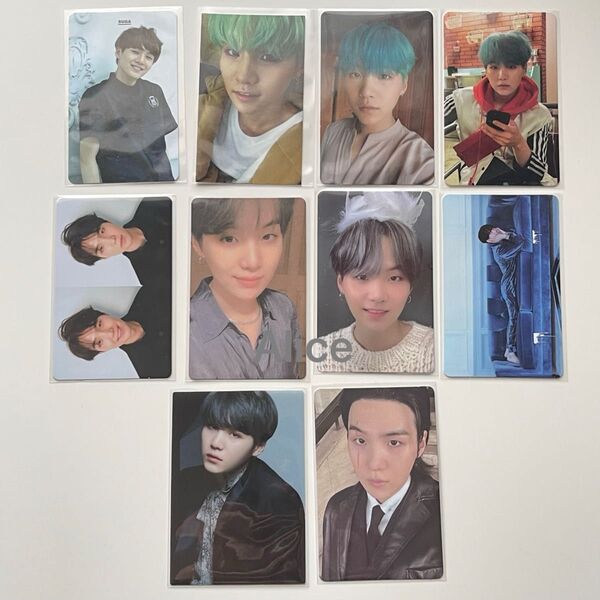 BTS SUGA ユンギ トレカ まとめ売り 花様年華 love yourself map of the soul be best