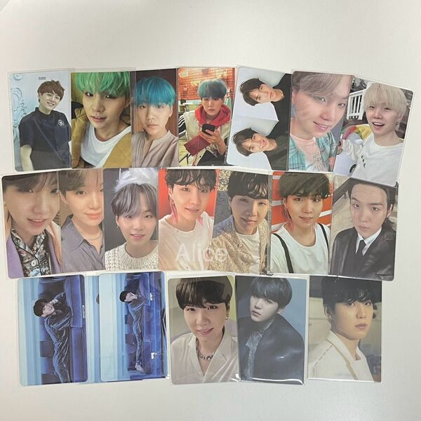 BTS SUGA ユンギ トレカ 20枚セット まとめ売り フォトカード JPFC 花様年華 シュガ butter
