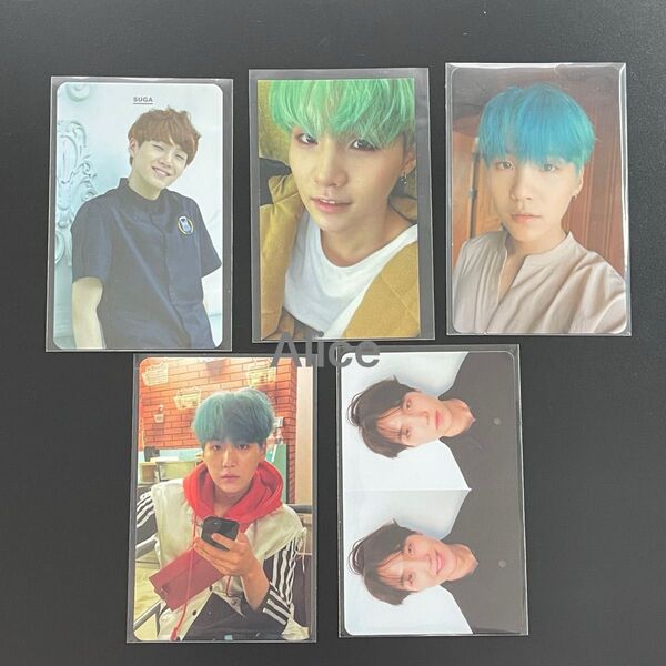 BTS SUGA トレカ 5枚セット ユンギ フォトカード シュガ 花様年華 LOVE YOURSELF O!RUL8.2?