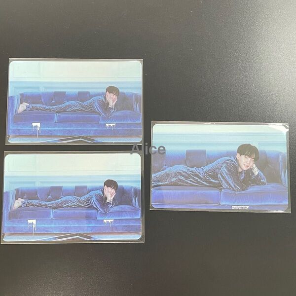 BTS SUGA ユンギ トレカ シュガ フォトカード BE DELUXE ESSENTIAL 3枚セット