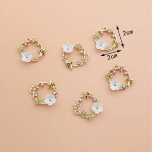 12個 チャーム ペンダント ピアス ハンドメイド 資材