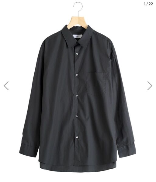 Graphpaper Broad L/S Oversized Shirt ブラック 黒