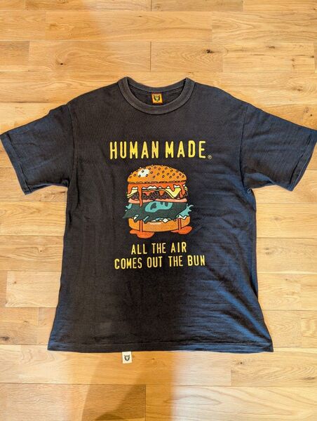 HUMAN MADE 17SS ヒューマンメイド ハンバーガーTシャツ カットソー ブラック L ヴィンテージ