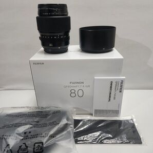 FUJIFILM GF80mmf1.7 R WR 純正レンズフィルター付き gfx Gマウント 単焦点