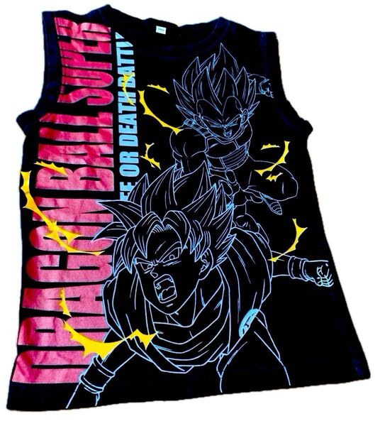 ⑤ DRAGON BALL SUPER キッズ タンクトップ140cm 黒