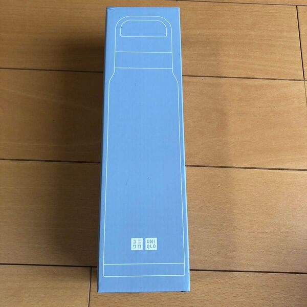 ユニクロ 炭酸対応ステンレスボトル ブルー 2025