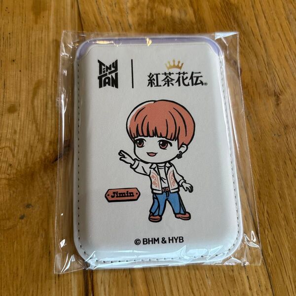 【非売品】TINY TAN jimin マグネットカードケース 紅茶花伝キャンペーン