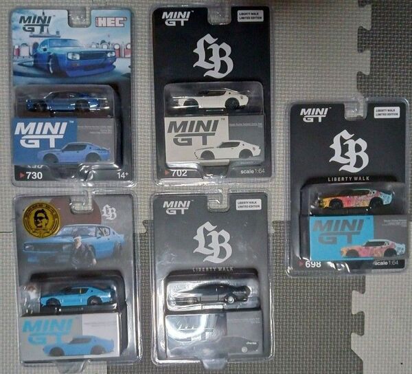 新品【5台セット】 MINI GT リバティーウォーク スカイラインケンメリ セットー LBWK