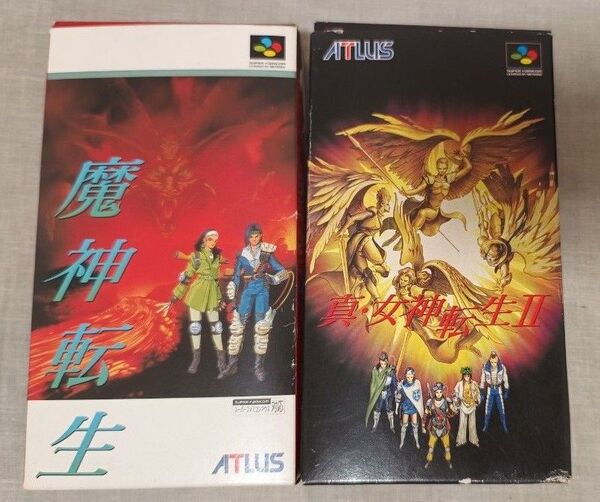 SFC 魔神転生&真・女神転生II 2本セット
