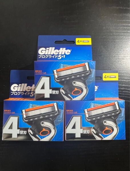 3箱 Gillette プログライド 替え刃 4枚刃