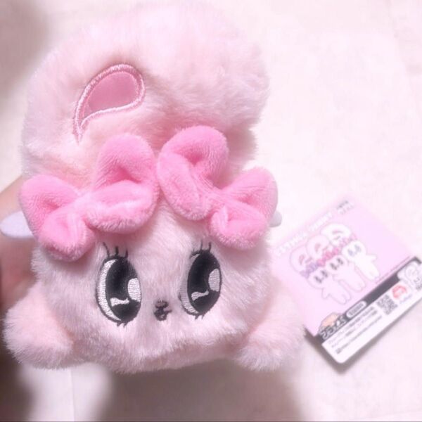 エスターバニー エンジェルパスケース ピンク ESTHERBUNNY ぬいぐるみ プライズ品 マイメロディ