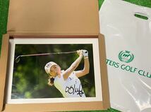 LPGA イボミ’16マスターズGCレディス限定 即日完売 直筆サイン入A3生写真額装品_画像1