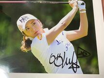 LPGA イボミ’16マスターズGCレディス限定 即日完売 直筆サイン入A3生写真額装品_画像4