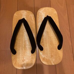 雪駄 黒鼻緒 高級履物