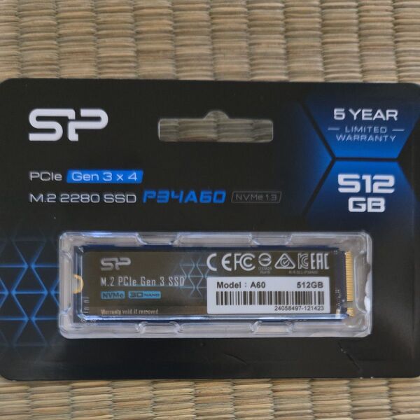 SP PCie Gen3 x 4 SSD 512GB