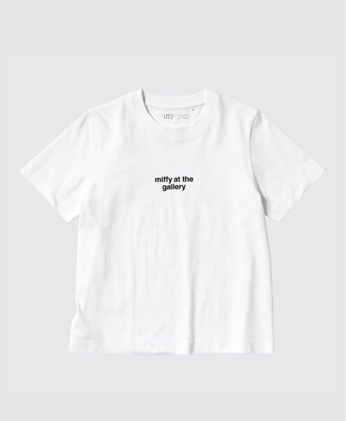 ミッフィー UT Tシャツ ホワイト 半袖 ロゴ S トップス 半袖Tシャツ