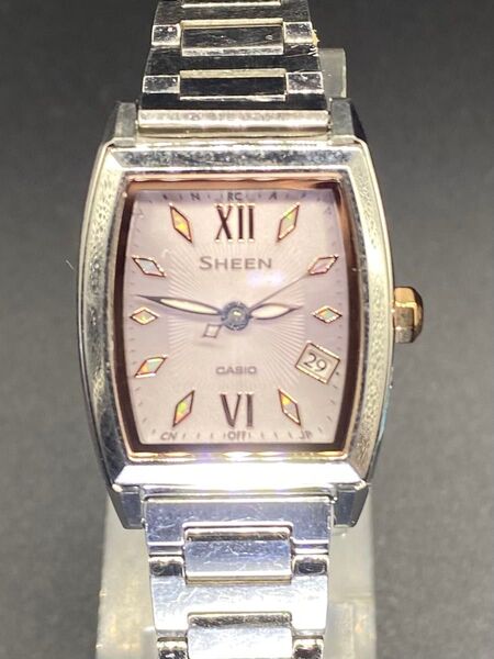 CASIO カシオ SHW-1503 SHEEN シーン 腕時計 レディース時計 ソーラー電波 稼動品