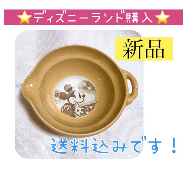 レア★《新品!美品》◆送料など900円込み◆【ディズニーランド購入】ミッキーマウスの食器(和風、お椀、小皿)