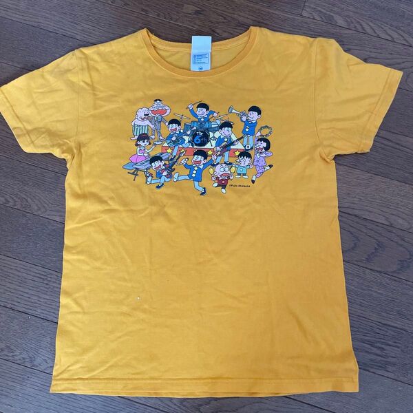 【訳あり】 ワールドハピネス 2013 おそ松さん Tシャツ 160 イエロー YMO