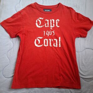 BACK NUMBER Cape Coral ロゴTシャツ レッド