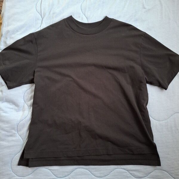 UNIQLO AIRism 半袖Tシャツ ブラック L