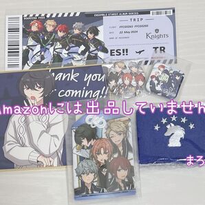 あんスタ Knights 朔間凛月 月永レオ 瀬名泉 鳴上嵐 朱桜司 特典 色紙 購入特典 缶バッジ タワレコ チケットセット