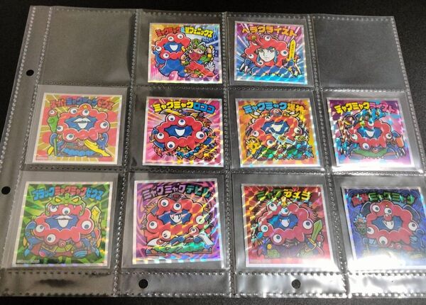 大阪万博開催記念 ミャクミャクマンチョコ シール 全10種類 コンプリート