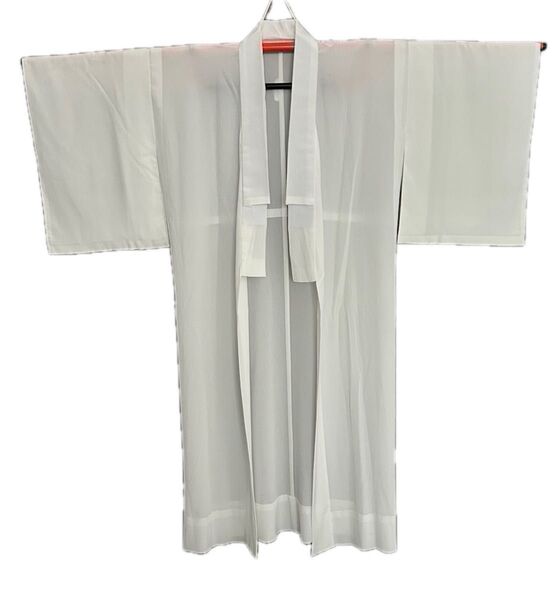 【新品未使用品】高島屋誂え品 夏用長襦袢 ホワイト 長襦袢 お洗濯可能 *サイズ採寸写真追加