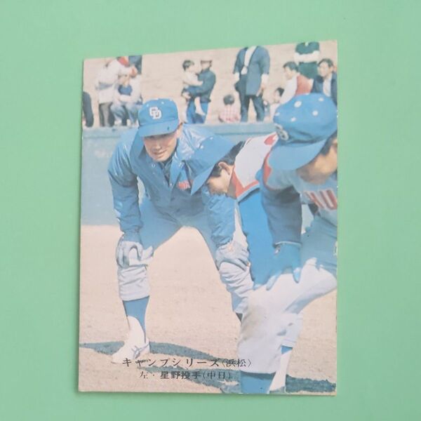 カルビー プロ野球カード1975年中日星野選手
