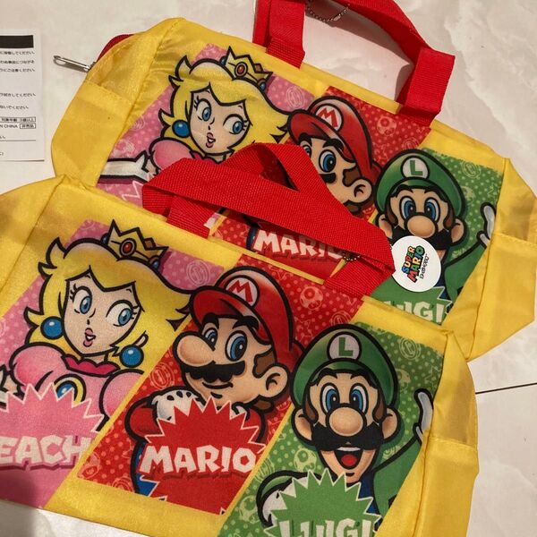新品未使用 スーパーマリオ ミニバッグ 2個セット 非売品