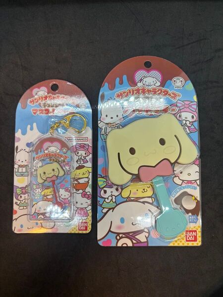 サンリオキャラクターズ チャーム チョコレート ハンドミラー チョコチャーム シナモンロール 2点セット 即日発送