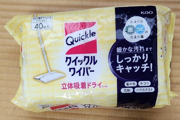 花王 クイックルワイパー 立体吸着ドライシート 40枚 新品未使用品