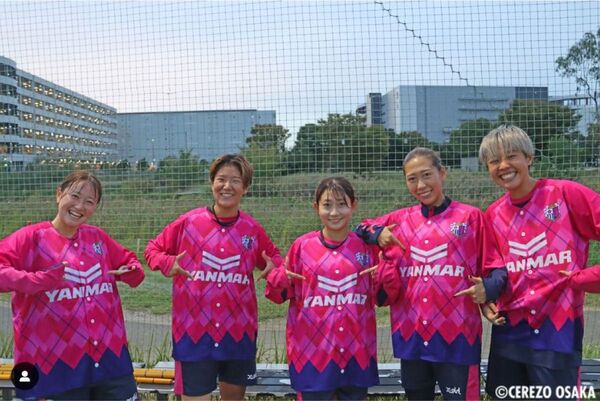 セレッソ大阪レディース ベースボールシャツ