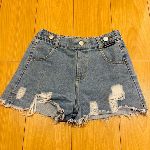 ANAP アナップ デニム ショートパンツ 140 キッズ 女の子 デニム