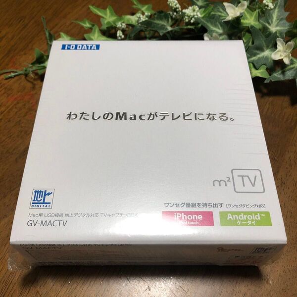 I-O DATA Mac用 USB接続 地上デジタル対応 TVキャプチャBOX「m2TV」GV-MACTV 長期保管品