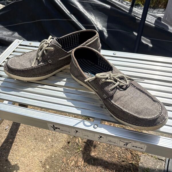 Timberland デッキシューズ メンズ グレー
