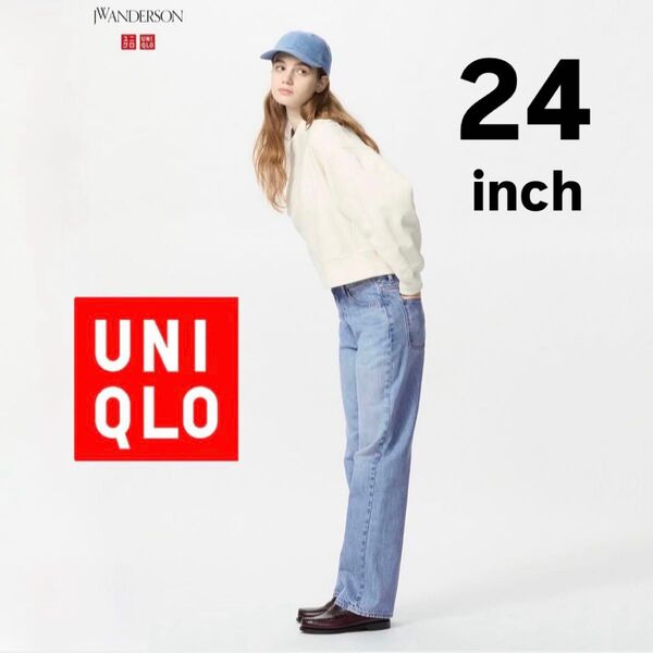 <UNIQLO>JWANDERSON ストレートジーンズ【24inch / BLUE】(新品)