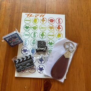B'z靴べら ライブジムガチャガチャグッズ プレマガ冊子 B'zグッズのセット キーホルダー